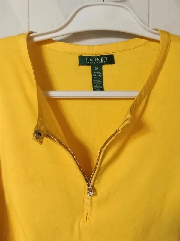 Ralph Lauren T-shirt ronde hals rits 3/4 mouw R1004 – photo 7